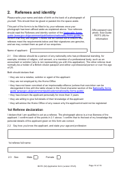 Form BOTC (M) Application to Become a British Overseas Territories Citizen (Botc) and British Citizen by a Person Born Before 1983 to a British Mother - United Kingdom, Page 10