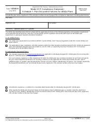 IRS Form 14568-A Addendum 1 Model Vcp Compliance Statement - Plan Document Failures for 403(B) Plans