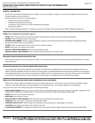 Form CEM-1302 Construction Work Zone Positive Protection Determination - California, Page 5