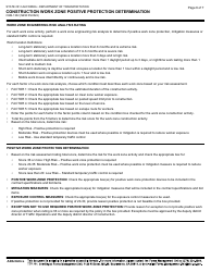Form CEM-1302 Construction Work Zone Positive Protection Determination - California, Page 6