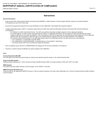 Form CEM-2070 Swppp/Wpcp Annual Certification of Compliance - California, Page 4