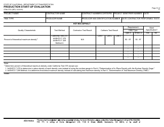 Form CEM-3703 Production Start-Up Evaluation - California, Page 10