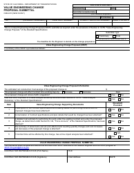Form CEM-4910 Value Engineering Change Proposal Submittal - California
