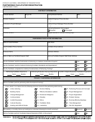 Document preview: Form CEM-5500 Partnering Facilitator Registration - California