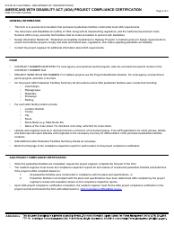 Form CEM-5773 Americans With Disability Act (Ada) Project Compliance Certification - California, Page 3