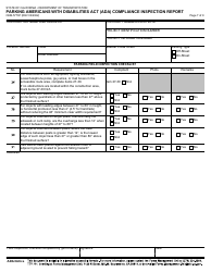 Form CEM-5773P Parking Americans With Disabilities Act (Ada) Compliance Inspection Report - California, Page 7
