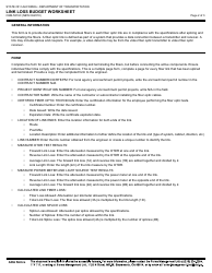 Form CEM-5819C Link Loss Budget Worksheet - California, Page 2