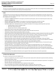 Form CEM-5819B Segment Verification Worksheet - California, Page 2