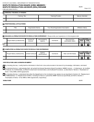 Form CEM-6220 Dispute Resolution Board (Drb) Member/Dispute Resolution Advisor (Dra) Resume - California, Page 2
