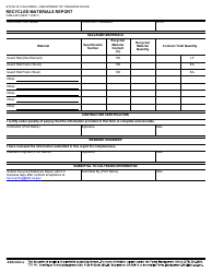 Form CEM-4403 Recycled Materials Report - California, Page 3