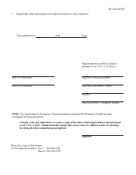 Physician&#039;s Certificate Emergency Exam - Vermont, Page 3