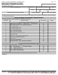 Form DOT MMBN-1001 Middle-Mile Broadband Network Department-Furnished Materials - California