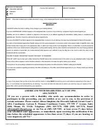 Form CLK/CT.826 Statement of Claim (Return of Security Deposit) - Miami-Dade County, Florida, Page 2