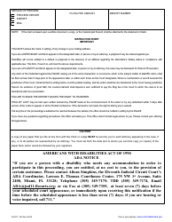 Form CLK/CT.543 Statement of Claim (Towed and/or Stored Vehicles) - Miami-Dade County, Florida, Page 2