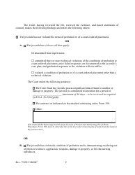 Form 370 Sentence Violation Hearing Order - Kansas, Page 2