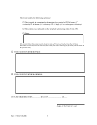 Form 370 Sentence Violation Hearing Order - Kansas, Page 3