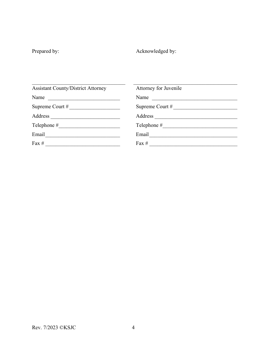 Form 370 Sentence Violation Hearing Order - Kansas, Page 4