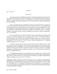 Form 373 Modification of Sentence Order - Kansas, Page 4