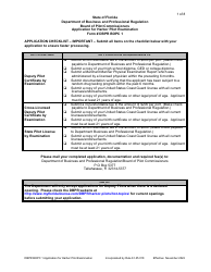 Form DBPR BOPC1 Application for Harbor Pilot Examination - Florida, Page 2