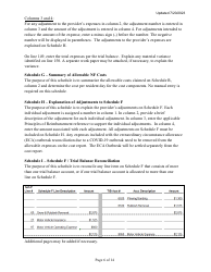 Instructions for Mainecare Cost Report for Multilevel Nursing Facilities With 1 Rcf Unit - Maine, Page 6