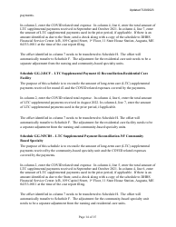 Instructions for Mainecare Cost Report for Multilevel Nursing Facilities With 1 Rcf Unit and Community Based Specialty (Cbs) Unit - Maine, Page 14