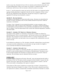 Instructions for Mainecare Cost Report for Multilevel Nursing Facilities With 1 Rcf Unit and Community Based Specialty (Cbs) Unit - Maine, Page 5