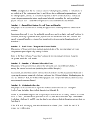 Instructions for Mainecare Cost Report for Multilevel Nursing Facilities With 1 Rcf Unit and Community Based Specialty (Cbs) Unit - Maine, Page 9