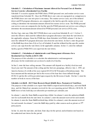 Instructions for Mainecare Cost Report for Multilevel Nursing Facilities With, 1 Rcf Unit, Nf Community Based Specialty, and Rcf Community Based Specialty - Maine, Page 11