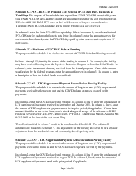 Instructions for Mainecare Cost Report for Multilevel Nursing Facilities With, 1 Rcf Unit, Nf Community Based Specialty, and Rcf Community Based Specialty - Maine, Page 14