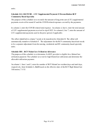 Instructions for Mainecare Cost Report for Multilevel Nursing Facilities With, 1 Rcf Unit, Nf Community Based Specialty, and Rcf Community Based Specialty - Maine, Page 18