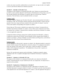 Instructions for Mainecare Cost Report for Multilevel Nursing Facilities With, 1 Rcf Unit, Nf Community Based Specialty, and Rcf Community Based Specialty - Maine, Page 6