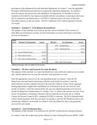 Instructions for Mainecare Cost Report for Nursing Facilities With Brain Injury Unit - Maine, Page 6