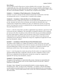 Instructions for Mainecare Cost Report for Multilevel Nursing Facilities With a Community Based Specialty (Cbs) Unit and a Brain Injury (BI) Unit - Maine, Page 4