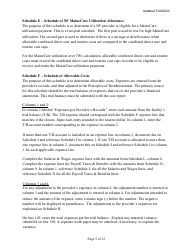 Instructions for Mainecare Cost Report for Multilevel Nursing Facilities With a Community Based Specialty (Cbs) Unit and a Brain Injury (BI) Unit - Maine, Page 5