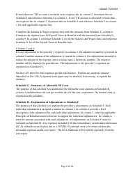 Instructions for Mainecare Cost Report for Multilevel Nursing Facilities With 2 Rcf Units - Maine, Page 6