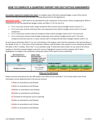 Document preview: Instructions for Quarterly Report of Revenue and Expenses - Maine