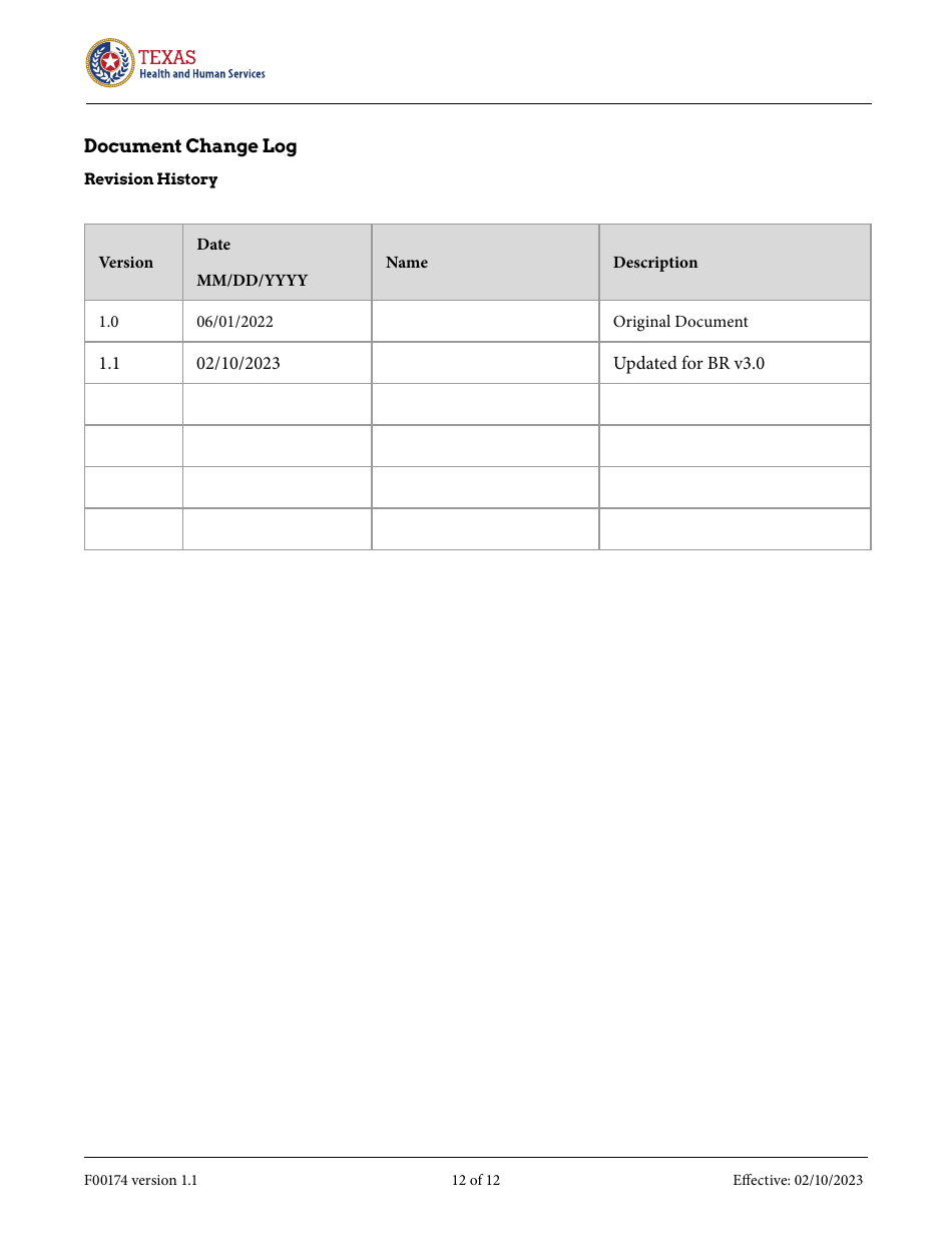 Form F00174 Electronic Visit Verification Proprietary System Request Form - Texas, Page 12