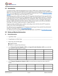 Form F00174 Electronic Visit Verification Proprietary System Request Form - Texas, Page 3