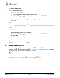 Form F00174 Electronic Visit Verification Proprietary System Request Form - Texas, Page 5