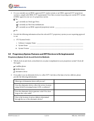Form F00174 Electronic Visit Verification Proprietary System Request Form - Texas, Page 6