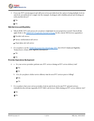 Form F00174 Electronic Visit Verification Proprietary System Request Form - Texas, Page 7