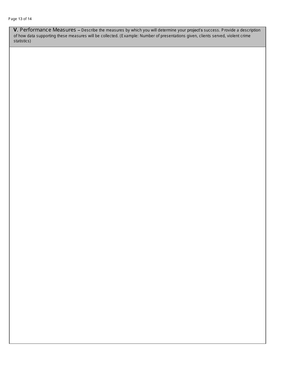 Project Safe Neighborhoods Grant Funds Request - North Dakota, Page 13