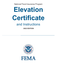 Form FF-206-FY-22-152 Elevation Certificate - National Flood Insurance Program