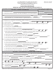 Form FF-206-FY-22-152 Elevation Certificate - National Flood Insurance Program, Page 3