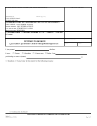 Document preview: Form SJPR-501 Petition to Remove Guardian or Conservator - County of San Joaquin, California