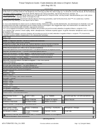 AE Form 525-13A Threat Telephone Guide (English/Italian/French/German/Polish), Page 3