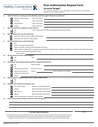Prior Authorization Request Form - Universal Synagis - South Carolina, Page 2