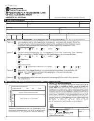 Document preview: Form DL-100CD Application for Revision/Return of Cdl Classification - Pennsylvania
