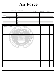 AFSC Form 959 Air Force - Work Control Document, Page 2