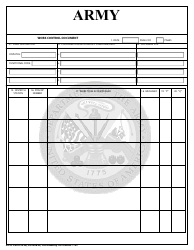 AFSC Form 959B Army - Work Control Document, Page 2